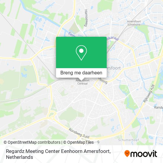 Regardz Meeting Center Eenhoorn Amersfoort kaart