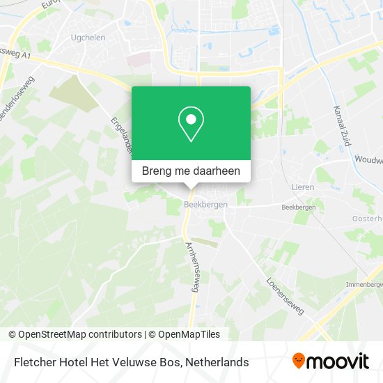 Fletcher Hotel Het Veluwse Bos kaart