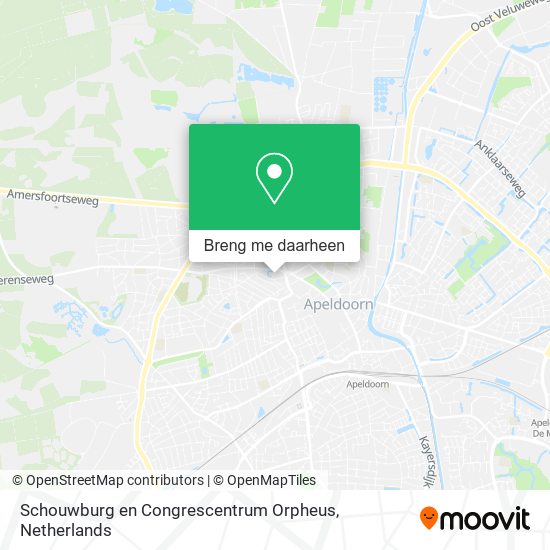 Schouwburg en Congrescentrum Orpheus kaart