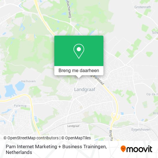 Pam Internet Marketing + Business Trainingen kaart
