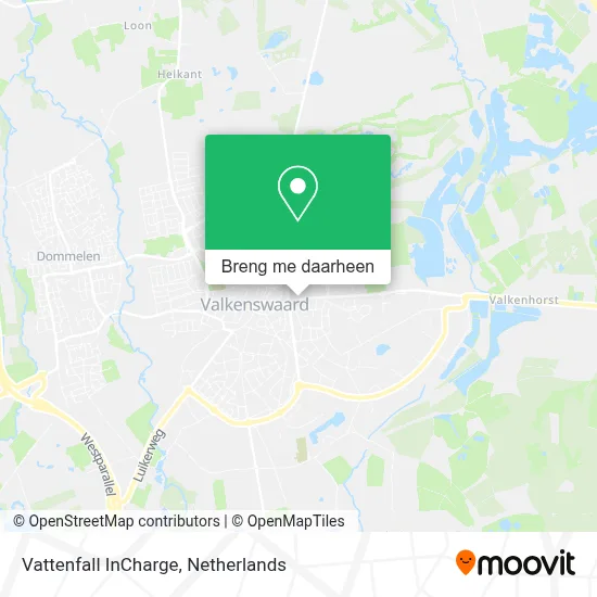 Vattenfall InCharge kaart