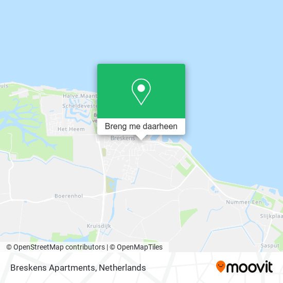 Breskens Apartments kaart