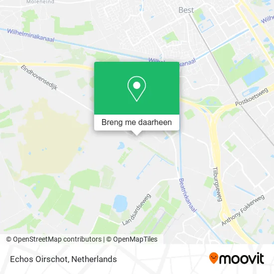 Echos Oirschot kaart