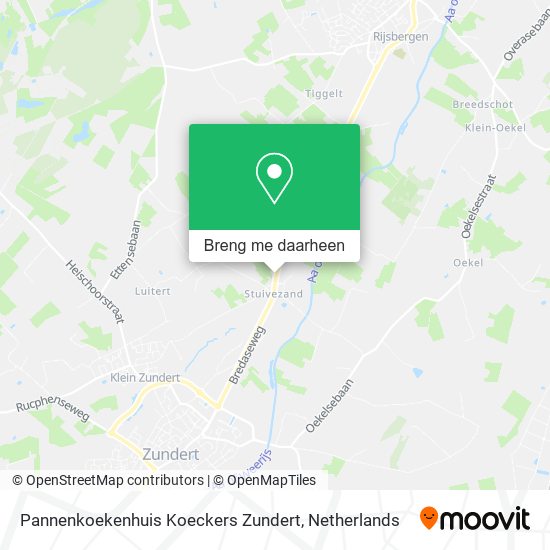 Pannenkoekenhuis Koeckers Zundert kaart