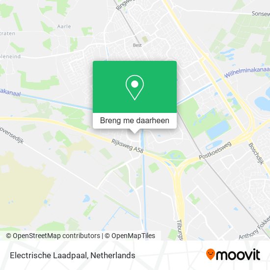 Electrische Laadpaal kaart