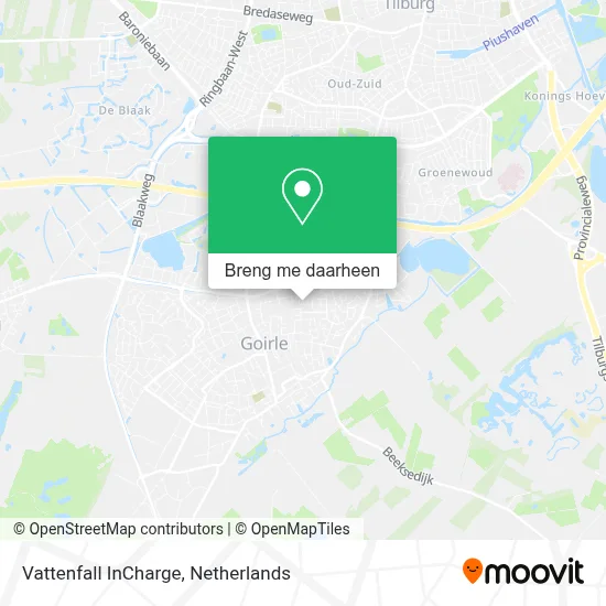 Vattenfall InCharge kaart