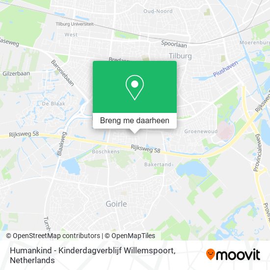 Humankind - Kinderdagverblijf Willemspoort kaart