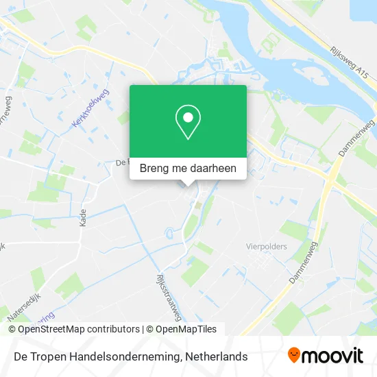 De Tropen Handelsonderneming kaart