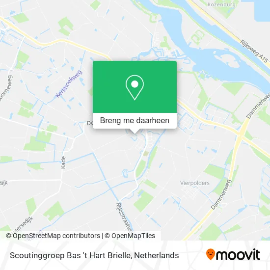 Scoutinggroep Bas 't Hart Brielle kaart