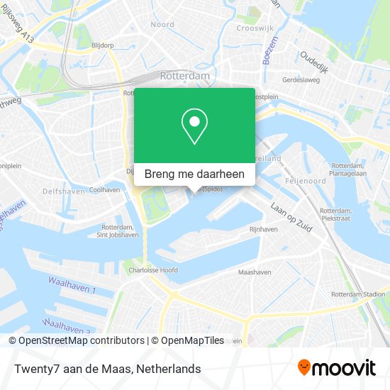 Twenty7 aan de Maas kaart
