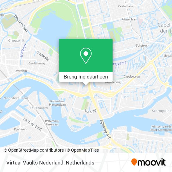 Virtual Vaults Nederland kaart