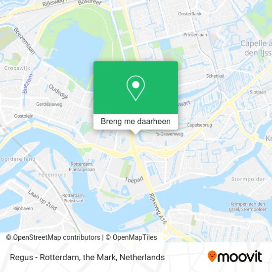 Regus - Rotterdam, the Mark kaart