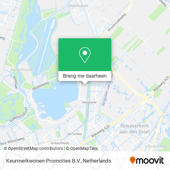 Keurmerkwonen-Promoties B.V. kaart