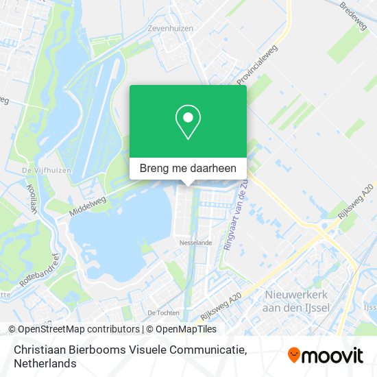 Christiaan Bierbooms Visuele Communicatie kaart