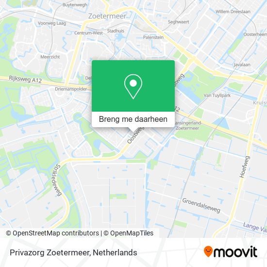 Privazorg Zoetermeer kaart