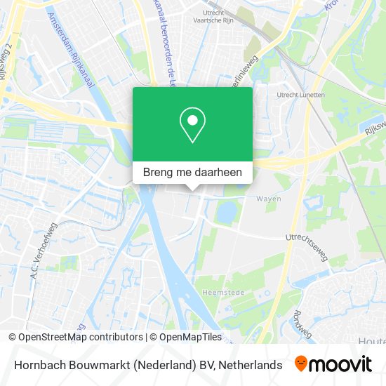 Hornbach Bouwmarkt (Nederland) BV kaart