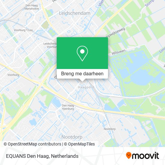 EQUANS Den Haag kaart