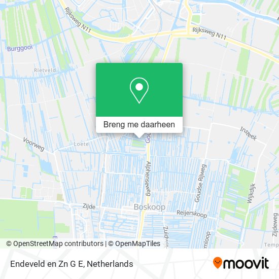 Endeveld en Zn G E kaart