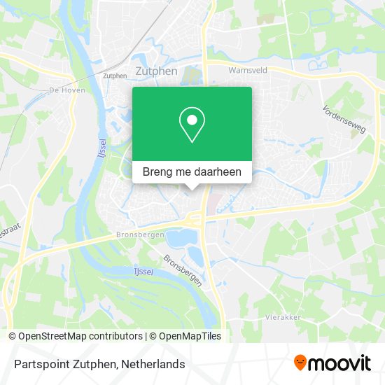 Partspoint Zutphen kaart