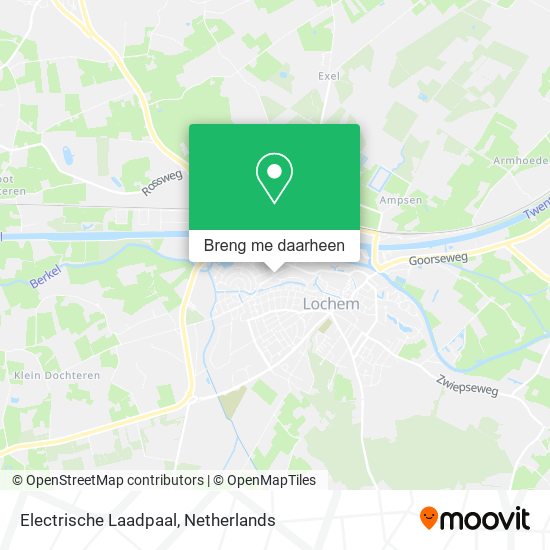 Electrische Laadpaal kaart