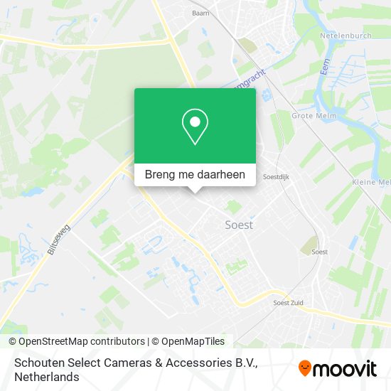 Schouten Select Cameras & Accessories B.V. kaart