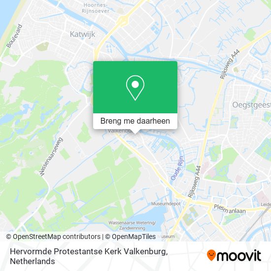 Hervormde Protestantse Kerk Valkenburg kaart