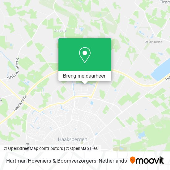 Hartman Hoveniers & Boomverzorgers kaart