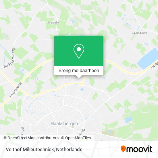 Velthof Milieutechniek kaart