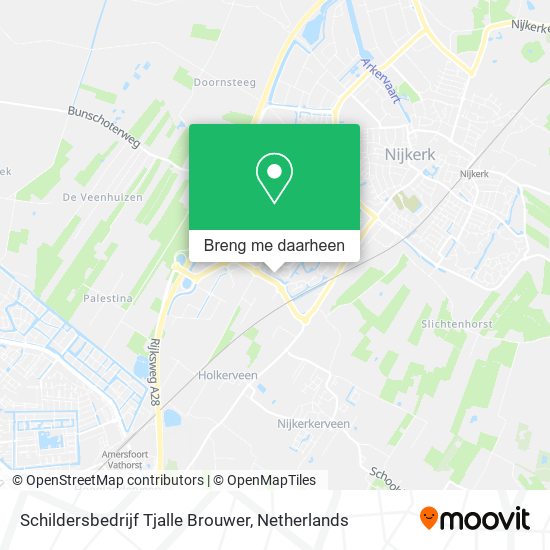 Schildersbedrijf Tjalle Brouwer kaart