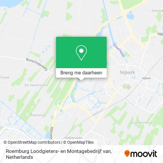 Roemburg Loodgieters- en Montagebedrijf van kaart