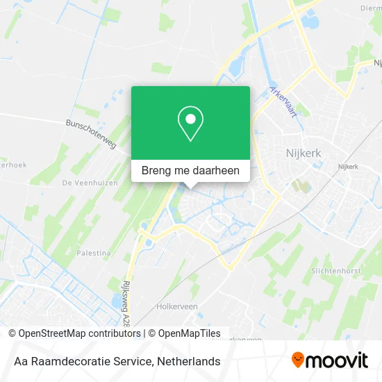 Aa Raamdecoratie Service kaart