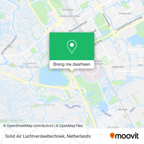 Solid Air Luchtverdeeltechniek kaart