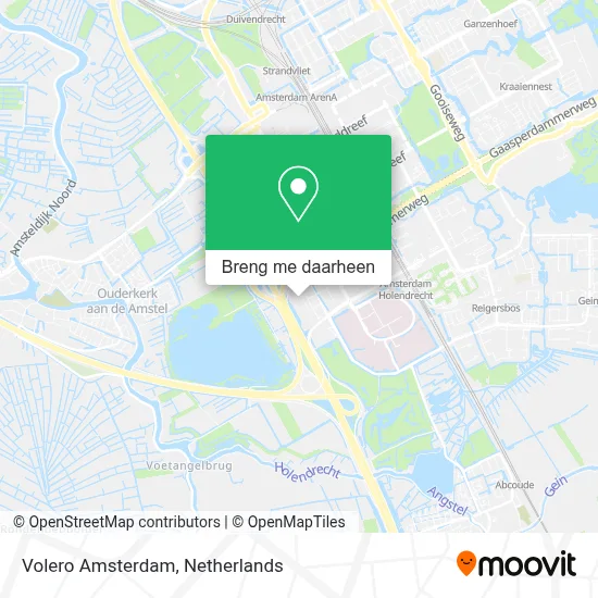 Volero Amsterdam kaart