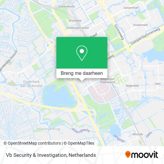 Vb Security & Investigation kaart