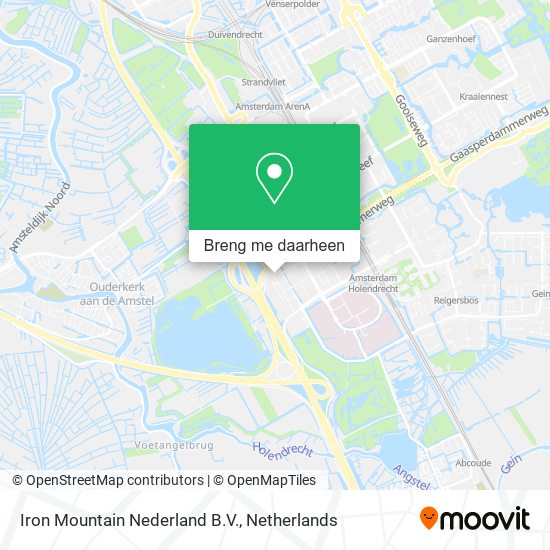 Iron Mountain Nederland B.V. kaart