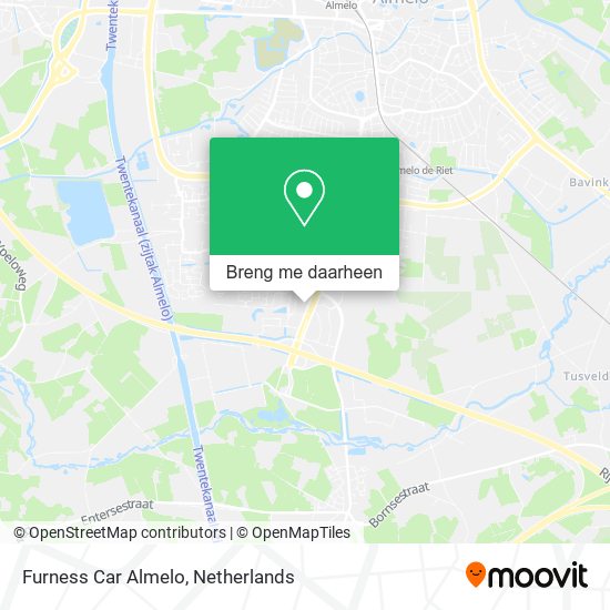 Furness Car Almelo kaart