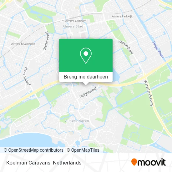 Koelman Caravans kaart