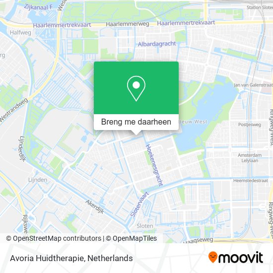 Avoria Huidtherapie kaart