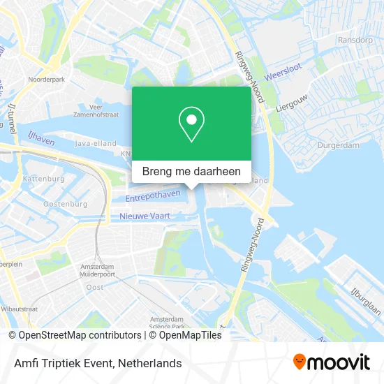 Amfi Triptiek Event kaart