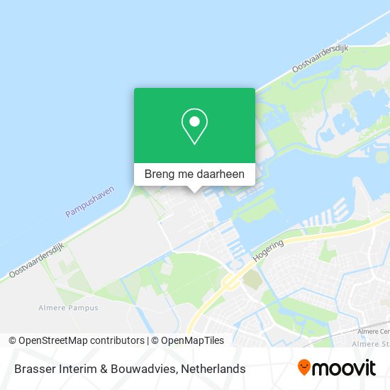 Brasser Interim & Bouwadvies kaart