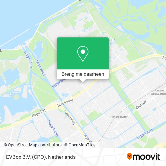 EVBox B.V. (CPO) kaart