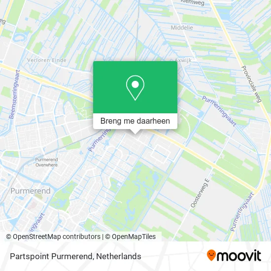 Partspoint Purmerend kaart