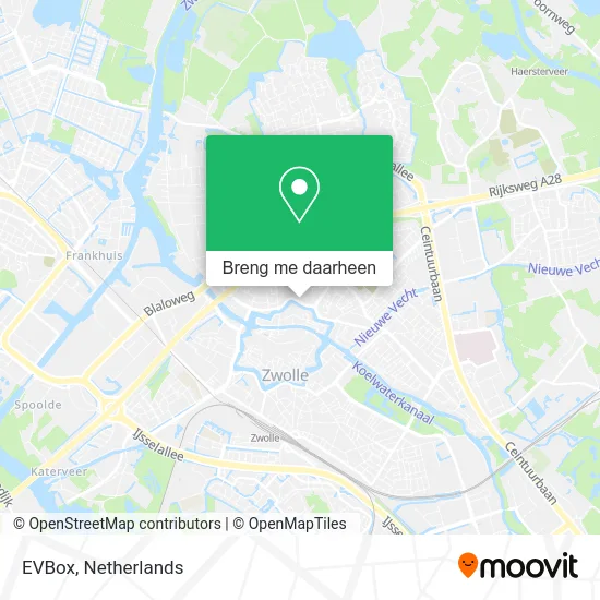 EVBox kaart
