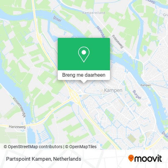 Partspoint Kampen kaart