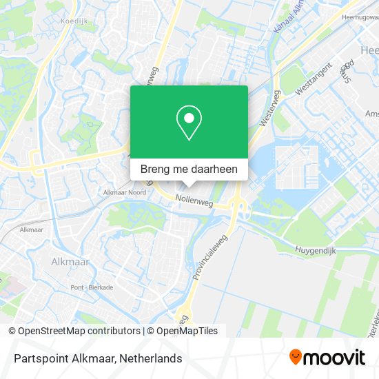 Partspoint Alkmaar kaart