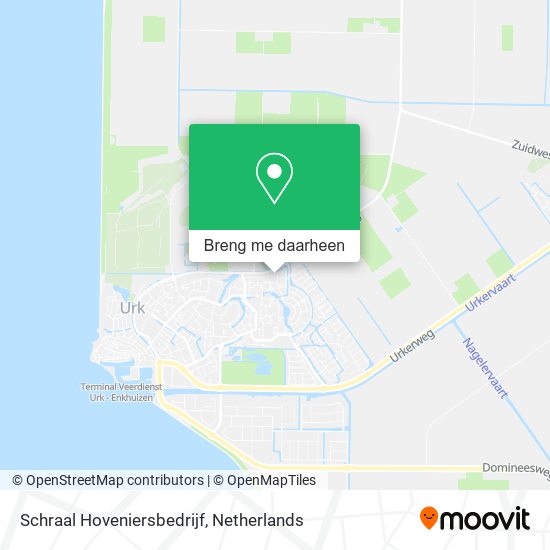 Schraal Hoveniersbedrijf kaart