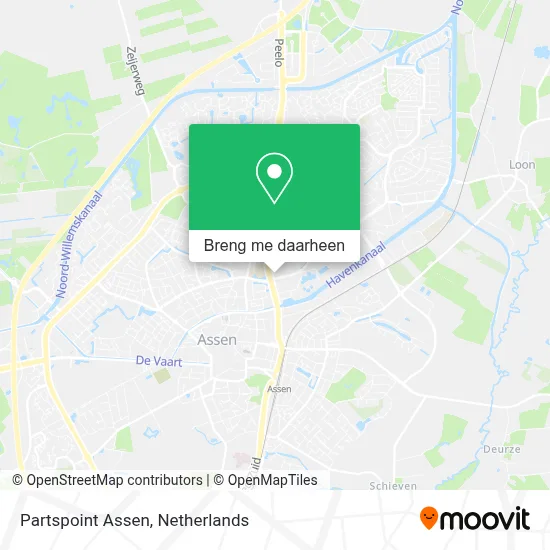 Partspoint Assen kaart