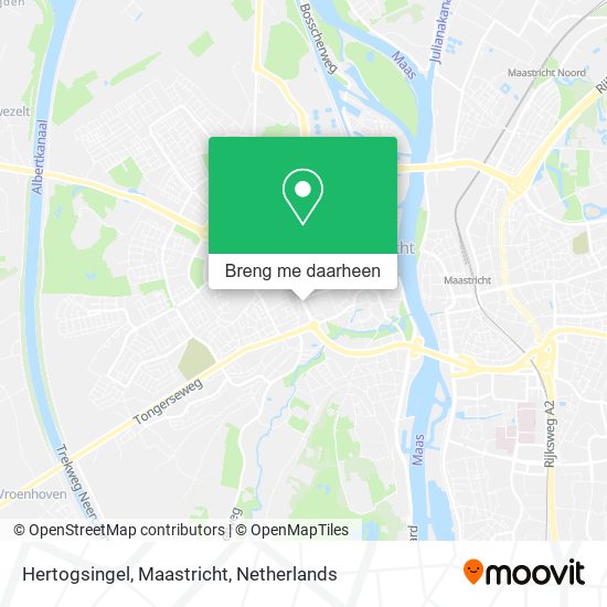 Hertogsingel, Maastricht kaart