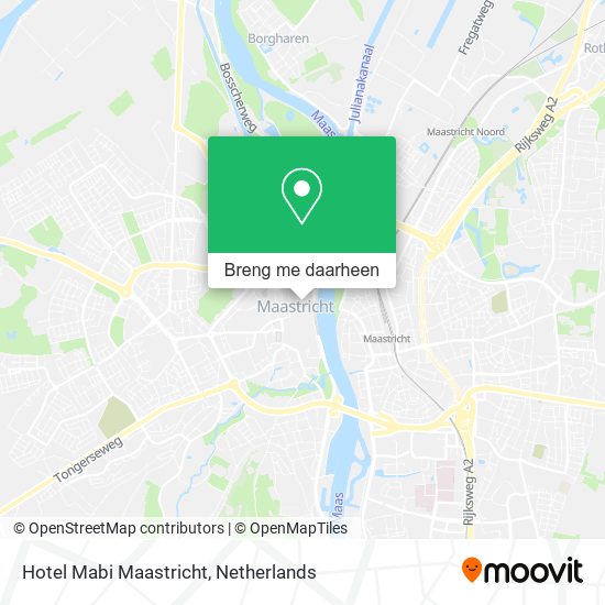 Hotel Mabi Maastricht kaart