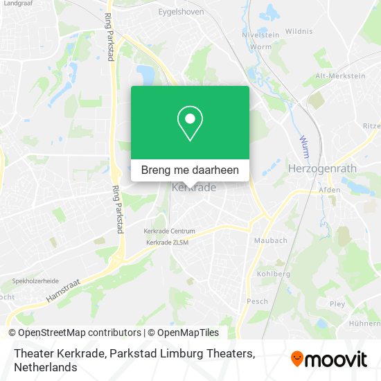 Theater Kerkrade, Parkstad Limburg Theaters kaart